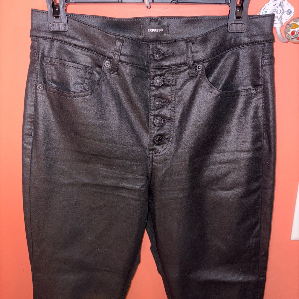 Express Women's Black High Rise Jeans